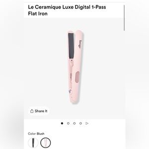 L’ange Digital Flat Iron - Pink